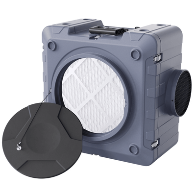 Air Scrubber With 3 Stage Filtration HEPA, Stackable Negative Air Machine 550 CFM Commercial Grade Air Purifier Air Scrubber With 3 Stage Filtration HEPA, Stackable Negative Air Machine 550 CFM Commercial Grade Air Purifier