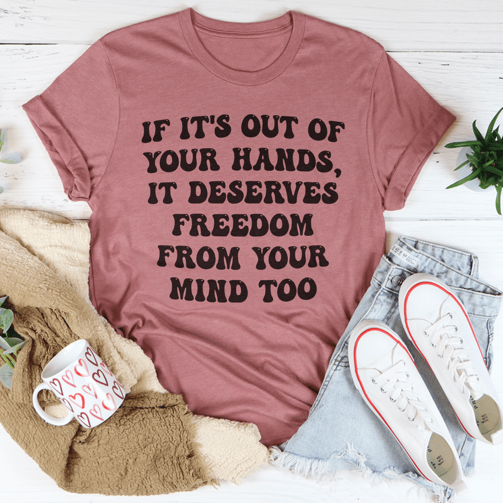 Out Of Your Hands Tee M Black Heather