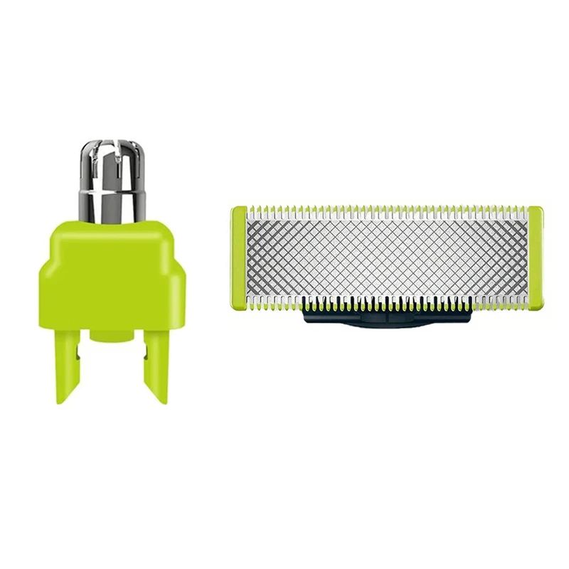 Electric Trimmer Shaver Replacement Kit For OneBlade Shaver, Universal Fit, Long Lasting Blades 1 Blade And 1