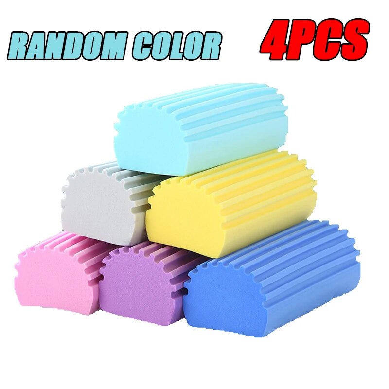 Multi functional PVA Cleaning Sponge: Household & Car Cleaning Tool Set Color: Random Colors 4PCS