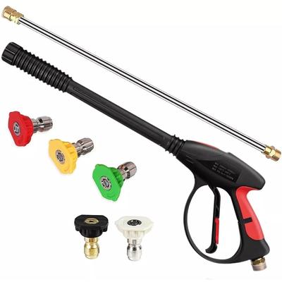 4000PSI High Pressure Power Washer Spray Gun Wand Lance Quick Nozzle Tips Kit 4000PSI High Pressure Power Washer Spray Gun Wand Lance Quick Nozzle Tips Kit