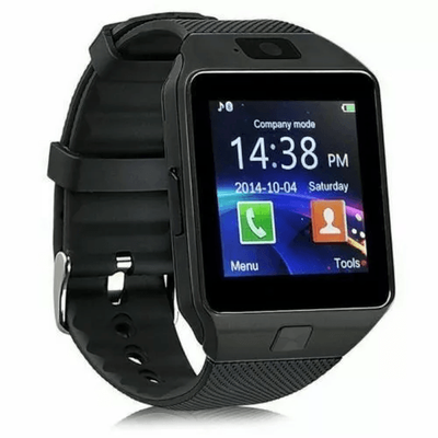 Bluetooth Smart Watch With Camera & Waterproof Design, Compatible With Android, Samsung, And IPhone black