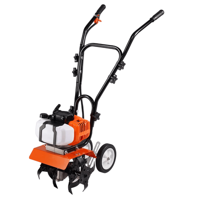 Gas Powered Tiller Cultivator, 2 Stroke Engine For Lawn & Garden Soil Cultivation Gas Powered Tiller Cultivator, 2 Stroke Engine For Lawn & Garden Soil Cultivation
