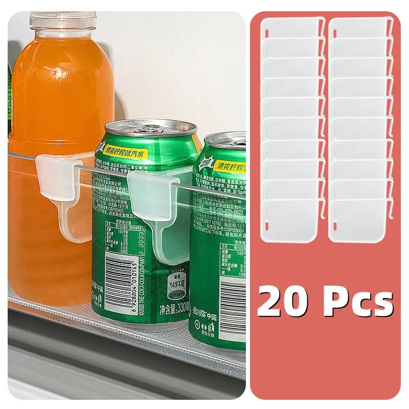 Retractable Plastic Divider For Refrigerator Storage 16 Pcs