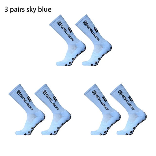 3 Pairs New Style FS Football Socks Round Silicone Suction Cup Grip Anti Slip Soccer Socks Sports Men Women Baseball Rug 3 Pairs New Style FS Football Socks Round Silicone Suction Cup Grip Anti Slip Soccer Socks Sports Men Women Baseball Rug 05 3pairs