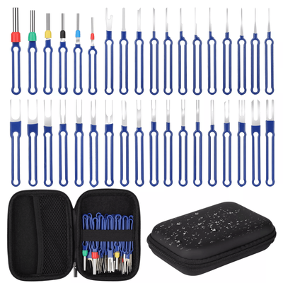 36PCS Pin Extractor Electrical Wire Connector Terminal Removal Ejector Tool Kit Automotive & Electronics Depinning Set 36PCS Pin Extractor Electrical Wire Connector Terminal Removal Ejector Tool Kit Automotive & Electronics Depinning Set