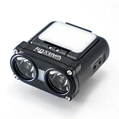 Warsun Owl Headlamp Portable Rechargeable Headlight With Type C Charging, Rotating LED Flashlight For Fishing, Hunting black