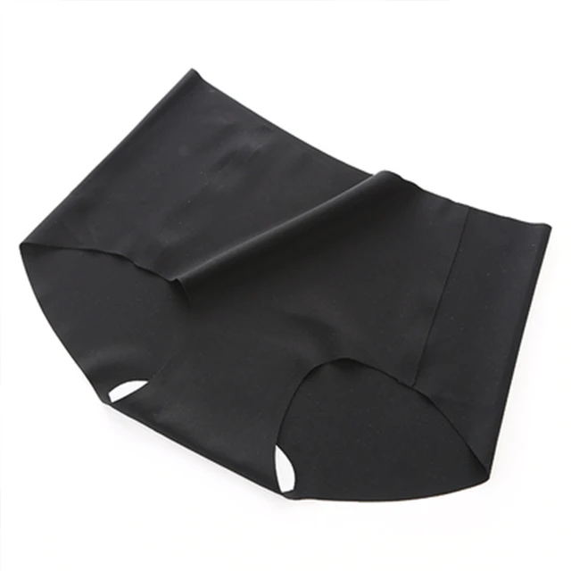 Sexy Seamless Panties Comfortable Soft Intimate Women Underwear Female Intimates Women's Lingerie Invisible Underpants B Black L XL