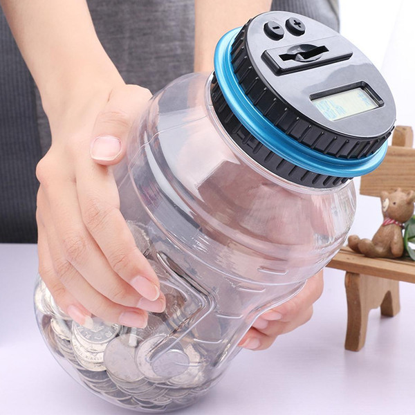 Digital Coin Counting Money Jar AUD
