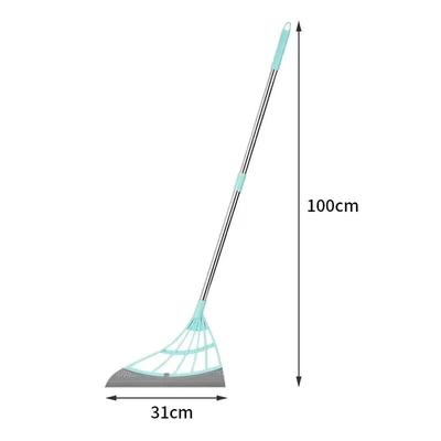 Silicone Broom Wiper: Multifunctional Home Cleaning Tool For Windows, Floors, And Mirrors Green
