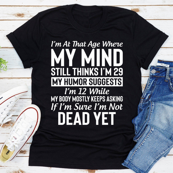 I'm At That Age Navy XL