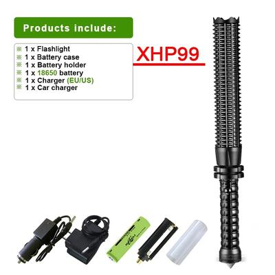 5000LM Self defense Flashlight | Rechargeable Tactical Lamp 18650 | Waterproof Outdoor Defense Tool For Hunting & Campin Package C