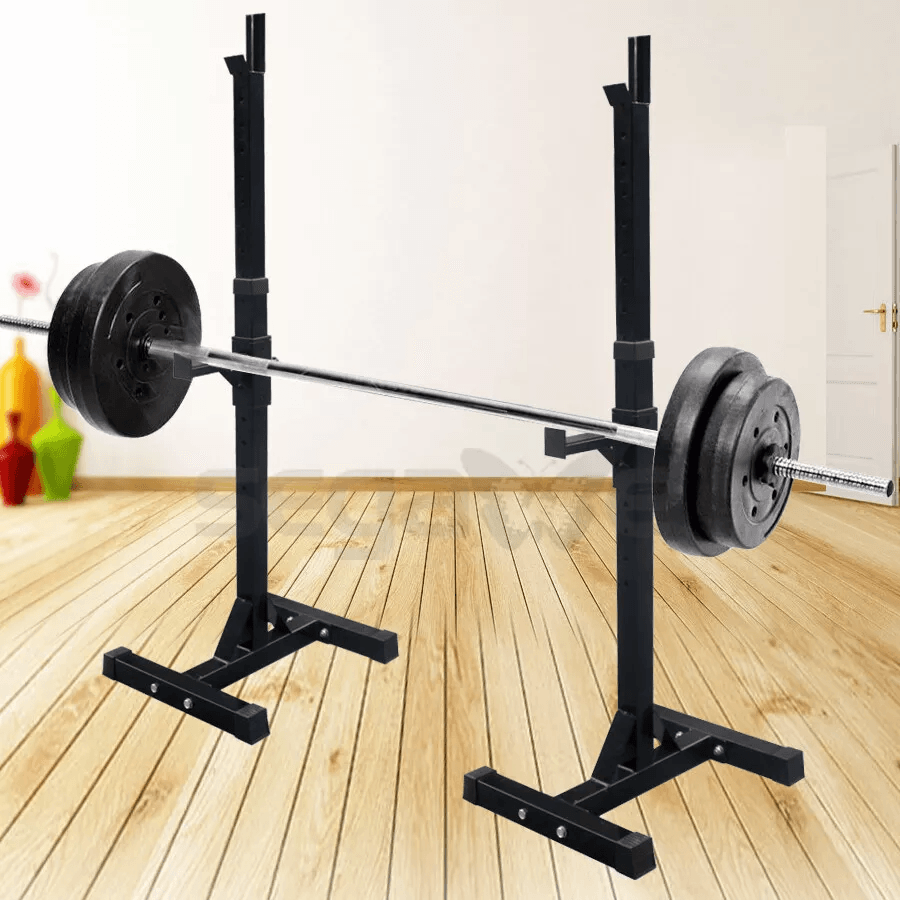 Adjustable Squat Rack Heavy Duty Barbell & Dumbbell Bench Stand Adjustable Squat Rack Heavy Duty Barbell & Dumbbell Bench Stand