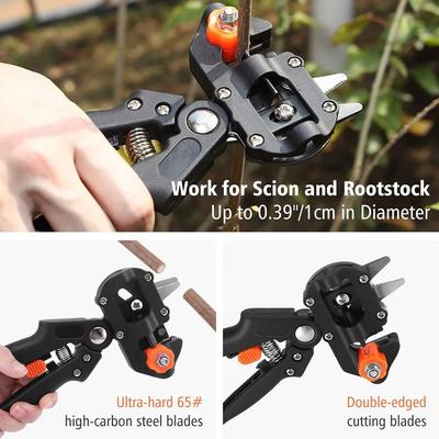 Professional Garden Pruner: Branch Cutter & Fruit Tree Scissor Red