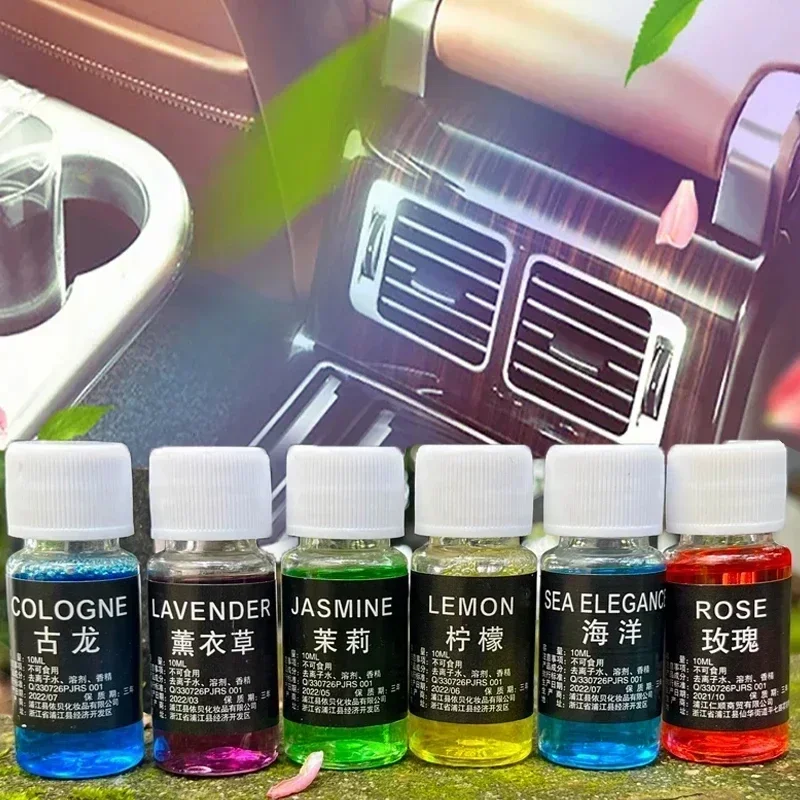 10 ml Auto Parfüm Nachfüllen Lufterfrischer Natürliches pflanzliches ätherisches Öl Aroma Diffusor Duft Luftbefeuchter Ätherisches Öl Lufterfrischer Image