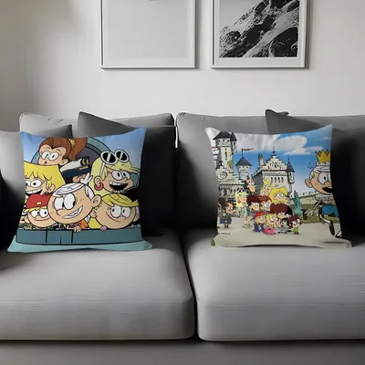 Film The Loud House personalisierte Kissenbezug Kinder Schlafzimmer Wild Party Dekor Kissenbezug Kind Geburtstag Dusche Geschenk Image