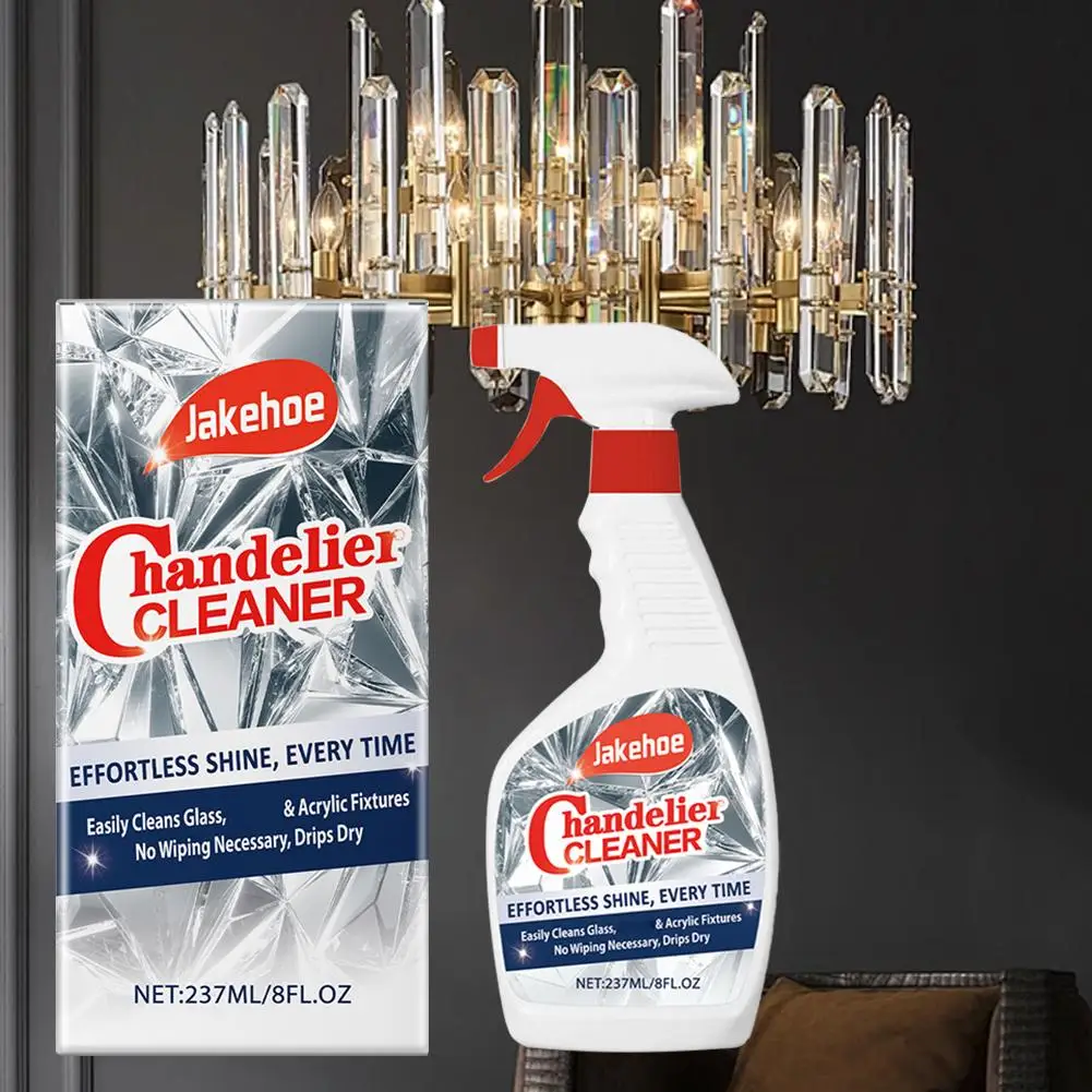 1/2 stücke Starke Reinigung Power Spray Staub Entferner Spray Kronleuchter Kein Wischen Kristalle Reinigung Spray Reiniger Spray Für Haushalt Image
