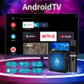 Android 14 TV Box Smart 64G 8GB 128GB 8K HDR Telecomando vocale Doppio WiFi 2.4G 5G Bluetooth Netflix YouTube Set Top Box Lettore multimediale