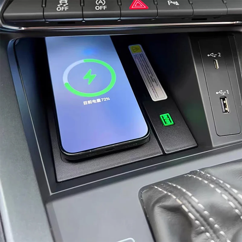 Caricabatterie wireless per auto da 15 W per Audi Q3 SQ3 2019-2022 caricatore rapido per telefono caricatore per telefono cellulare supporto di ricarica LHD