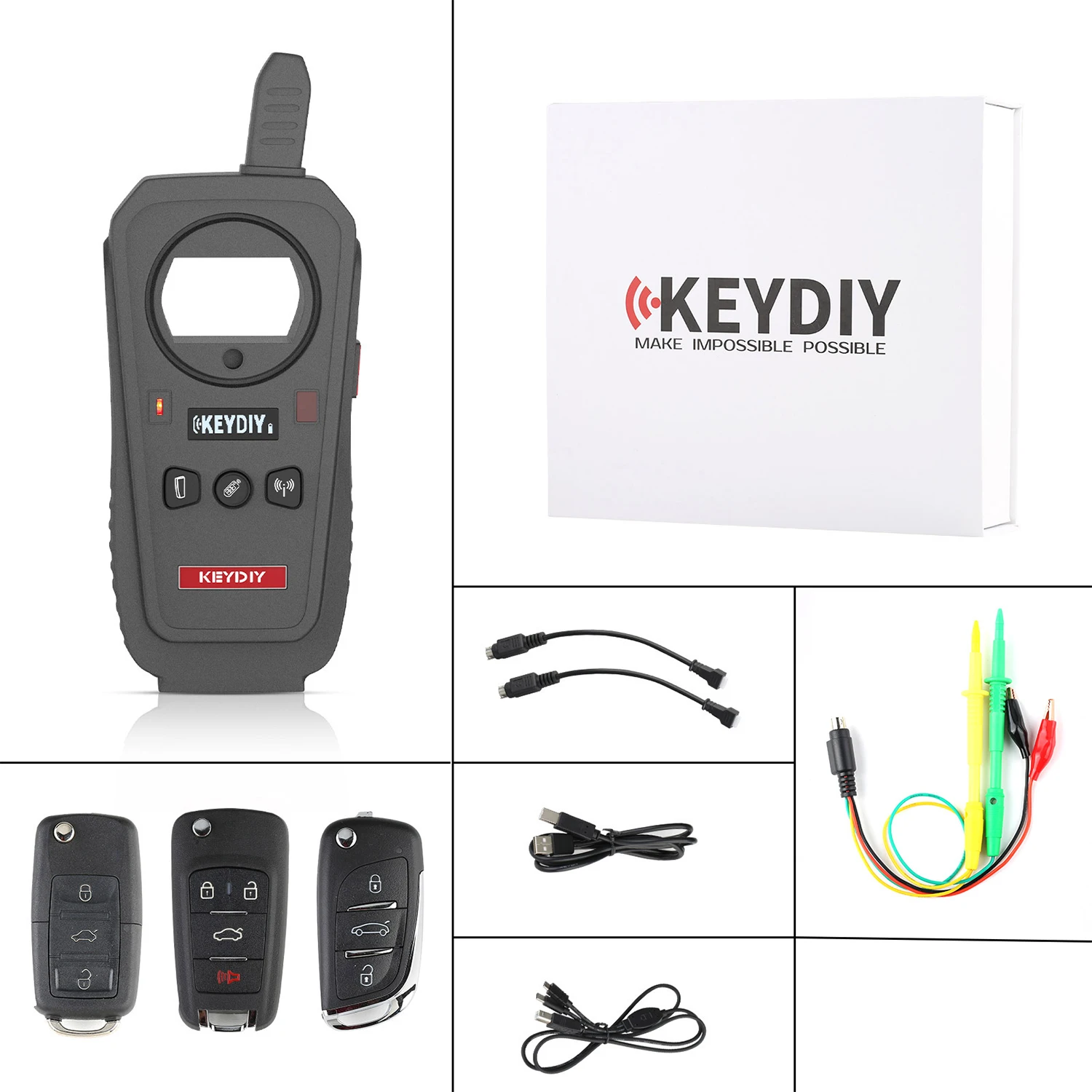 KEYDIY KD-X2 Remote Maker Unlocker und Generator-Transponder-Klongerät mit 96-Bit-48-Transponder-Kopierfunktion Image