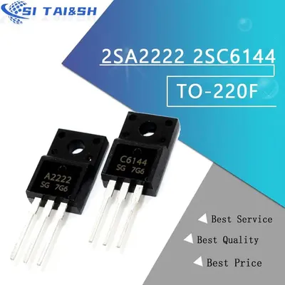 37+1 10 Stück 2SA2222 2SC6144 TO-220F 5 Paar (5 Stück A2222 + C6144) (2SA1837 2SC4793) (2SA1930 2SC5171) (2SA2210 2SC6082) Image