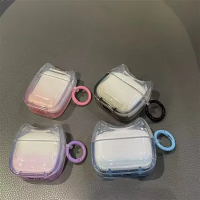 [Tpy 4B41] Verschmieren der allmählichen Veränderung in einfarbiger Farbe ist für Apple AirPods 1. Generation 2. Generation 3. Generation Pro geeignet Image