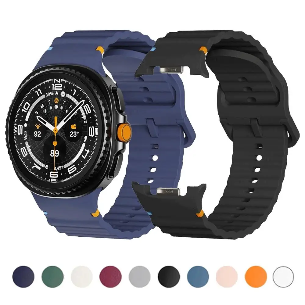2025 Neues Silikonband für Samsung Galaxy 8 Soft Strap Armband Correa für Galaxy 8 Classic 46 mm für Galaxy Watch 8 40 44 mm Image