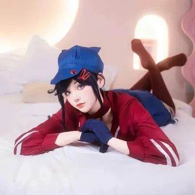 ANIMECC AUF LAGER Kappe Mita Cosplay Kostüm Perücke Anime MISIDE Cosplay JK Kleid Hut Handschuhe Halloween Party Outfits für Frauen Image