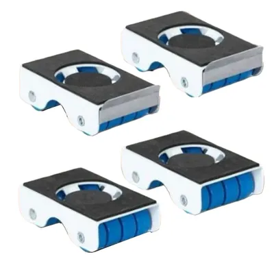 4pc Heavy Duty Furniture Moving Pulley Furniture Lifter Mover Tool Washing Machine Transport Castor Carbon Steel Furniture Dolly