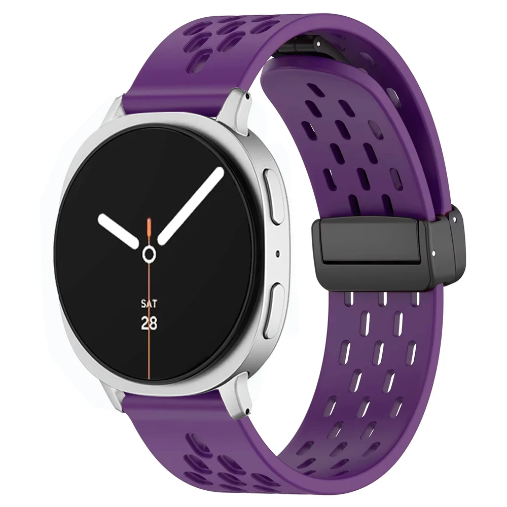 Silikonarmband für Samsung Galaxy Watch 8 Armband 44 mm 40 mm 8 Classic 46 mm Magnetisches Handgelenk Bellt Sport Correa Galaxy Watch8 Armband Image