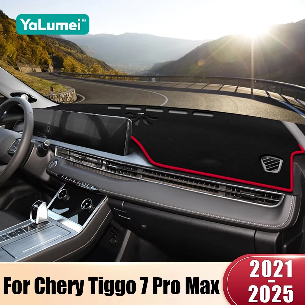 Auto-Armaturenbrett-Abdeckung für Chery Tiggo 7 Pro Max 2021 2022 2023 2024 2025 Instrument Schreibtisch Sonnenschutz Matte Dash rutschfeste Unterlage Image