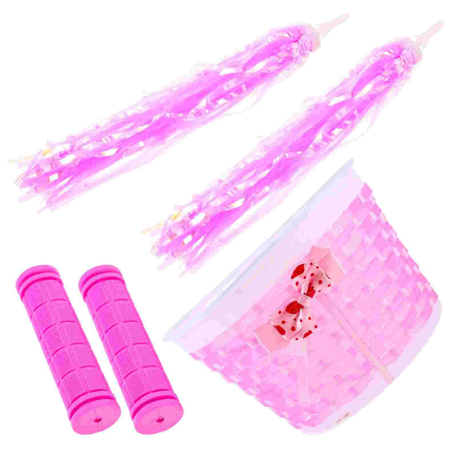 1 Satz Kinder fahrrad korb Roller Luft schlangen Lenker abdeckung Kinder fahrrad zubehör Image