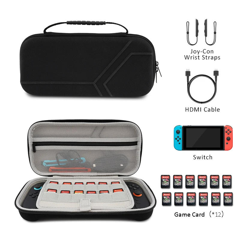 EVA-Hartschalen-Aufbewahrungstasche für Nintendo Switch 2, schützende Aufbewahrungstasche, Spielekonsolen-Zubehör Image