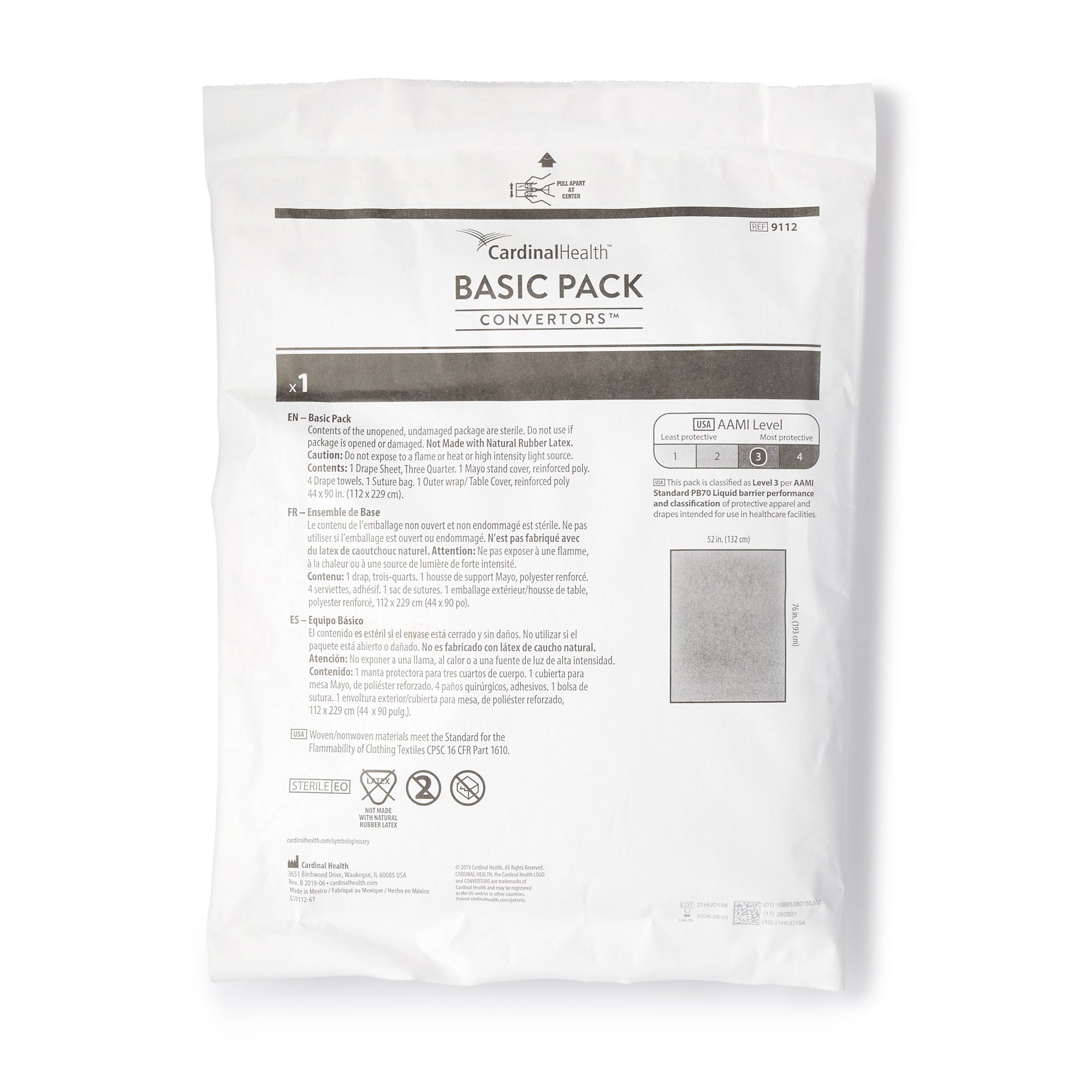 Cardinal Health General Purpose Drape Pack Cardinal Health (302136_CS)