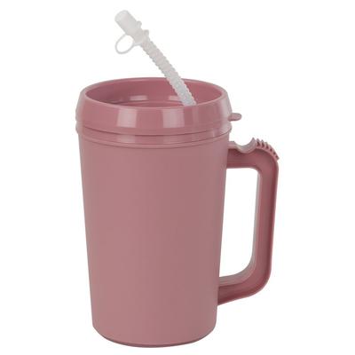 GMAX Industries Insulated Drinking Mug 22 oz. Mauve Plastic Reusable (1123221_EA)