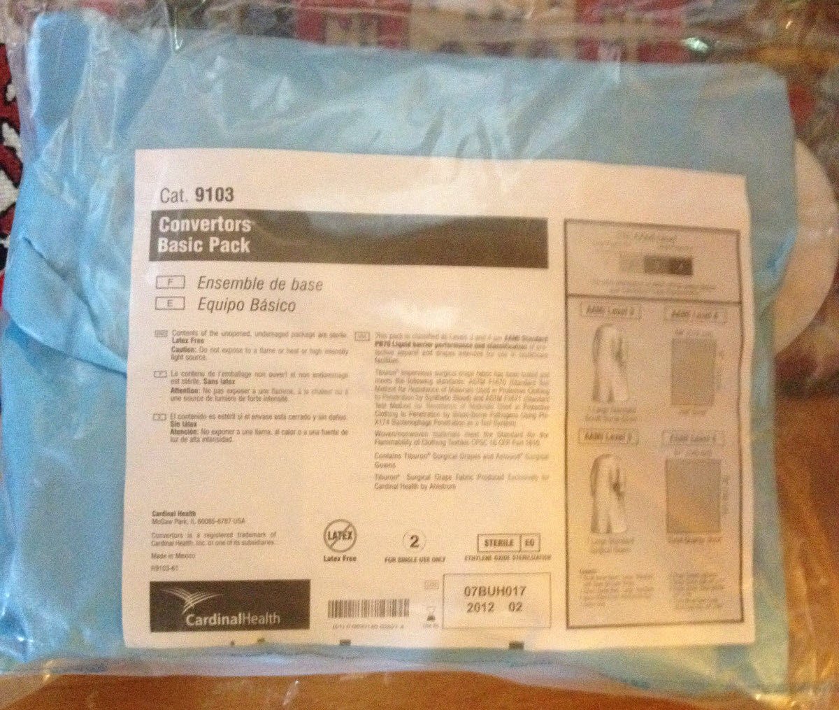 Cardinal Health General Purpose Drape Pack Cardinal Health (269718_CS) 8/CS Cardinal Health™ Sterile Drapes, Bibs and Covers