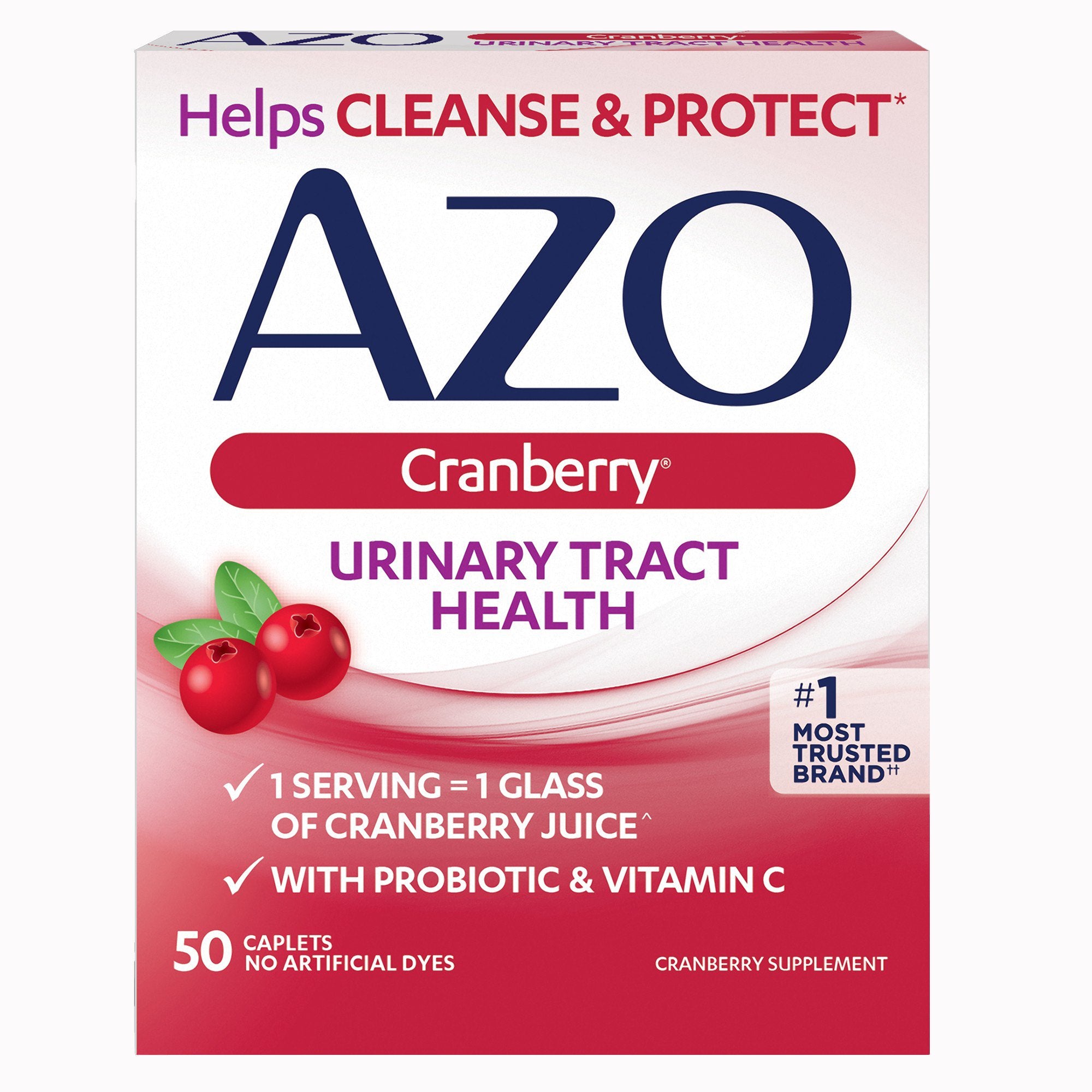 AZO Urinary Tract Health Dietary Supplement Tablet 50 per Box (1268928_BX)