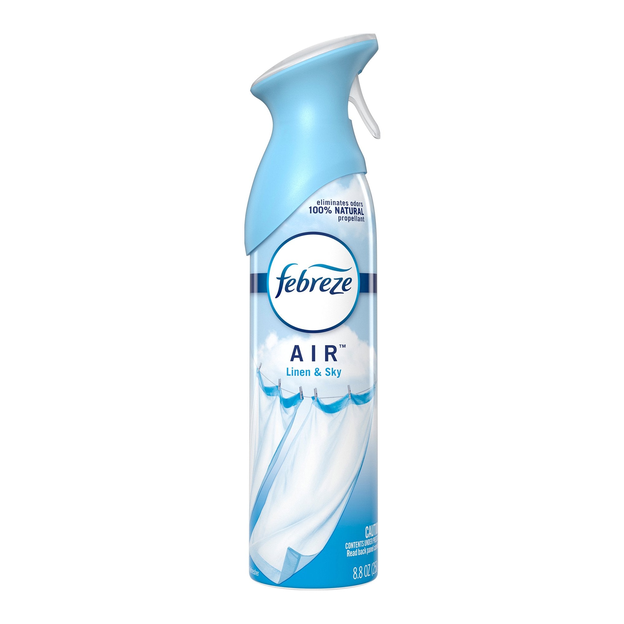 Febreze AIR Air Freshener Liquid 8.8 oz. Can Linen and Sky Scent (1079487_EA) 1/EA Febreze® AIR™ Non Aerosol Air Fresheners