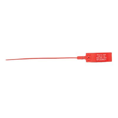 Health Care Logistics Secure-Pull Breakable Seal Red Plastic 9-1/2 Inch (381207_PK) 100/PK Security Seals
