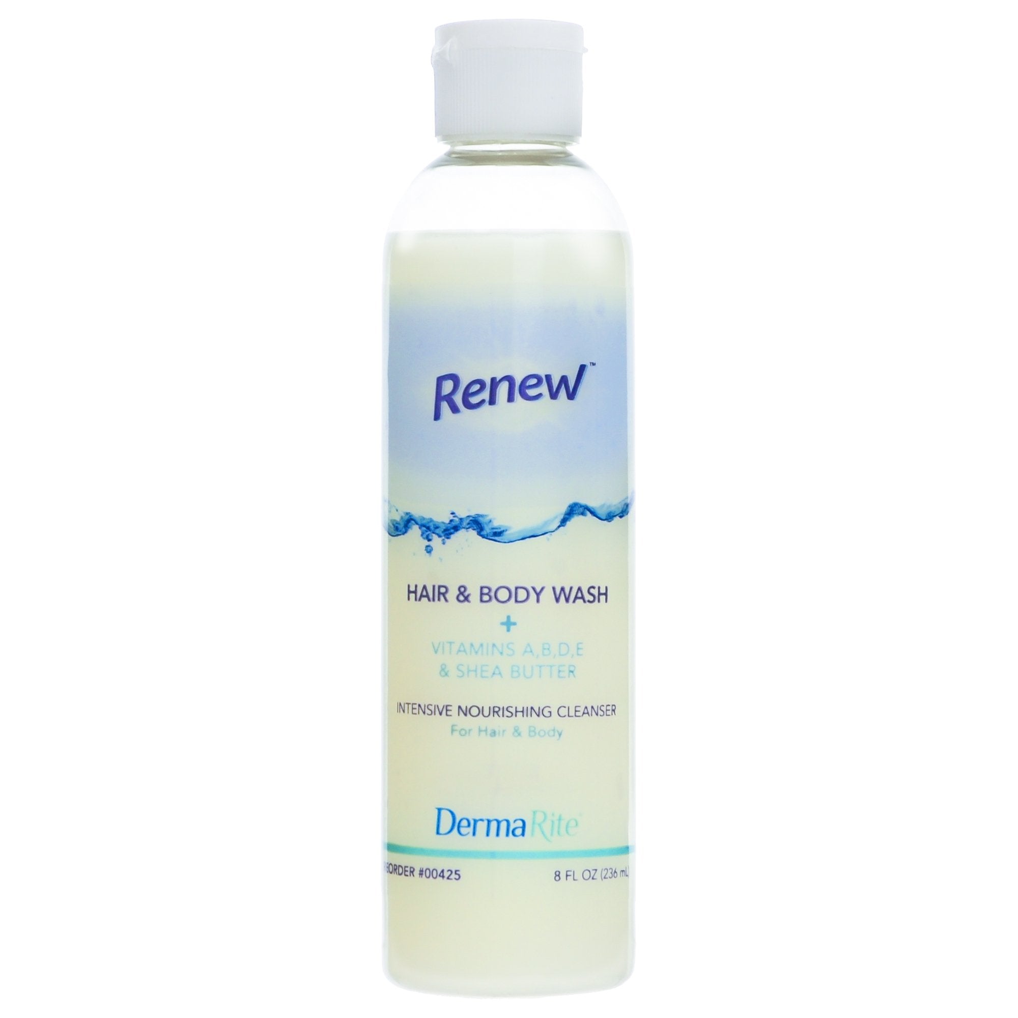 Renew Shampoo and Body Wash 8 oz. Flip Top Bottle Coconut Scent (902355_EA) 1/EA Renew™ Shampoo and Conditioner