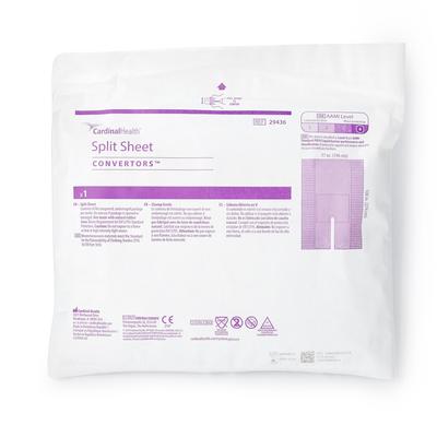 Cardinal Health Orthopedic Drape Split Sheet Drape 77 W X 108 L Inch Sterile (277923_EA) 1/EA Sterile Drapes, Bibs and Covers