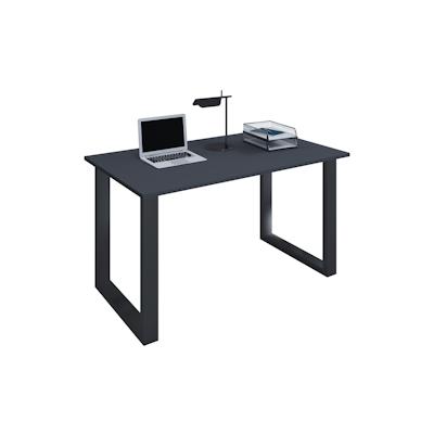 VCM Schreibtisch Lona Schwarz / Anthrazit H. 76 x B. 80 x T. 50 cm Image