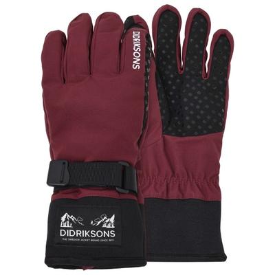 Didriksons - Kid's Lovas Five Finger Glove 2 - Handschuhe Gr 6 rot/schwarz Image