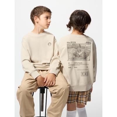 Uniqlo - Pokémon Ut Graphic Sweatshirt - Natural - 7-8 Years (130cm)