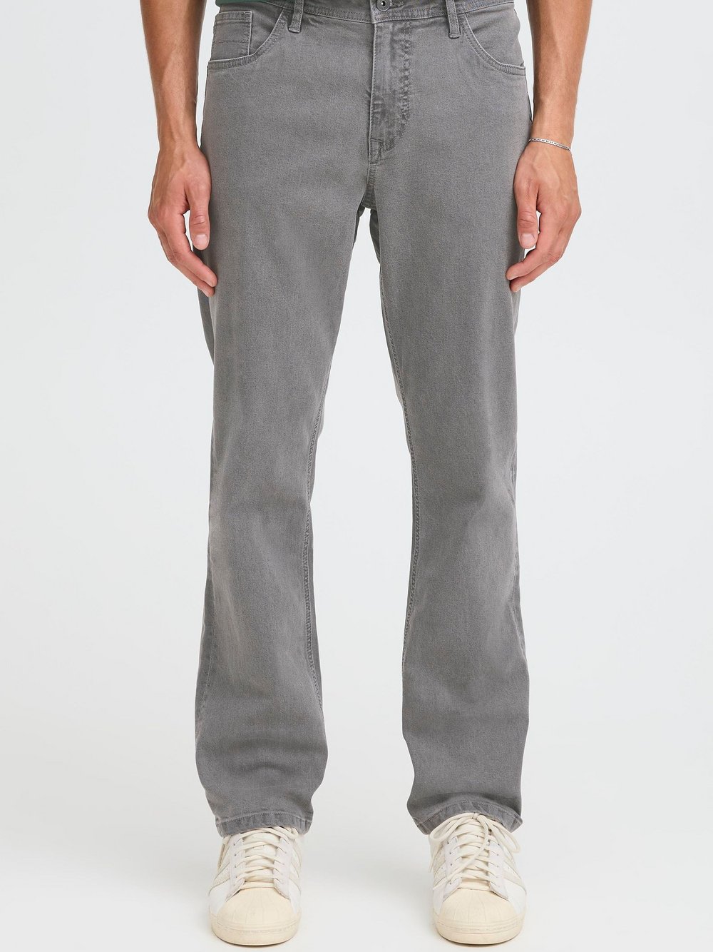 Solid Straight-Jeans Herren grau, 34-34 Image