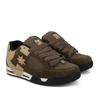 Sneaker DC SHOES "DC COMMAND", Gr. 43, olive, schwarz, tan, Leder, Synthetik, sportlich, Schuhe