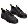 Schnürschuh DR. MARTENS "Reeder WYOMING", Herren, Gr. 42, grau (dunkelgrau), Leder, casual, Schuhe, Freizeitschuh, Halbschuh, Schnürschuh mit typischer Kontrastnaht