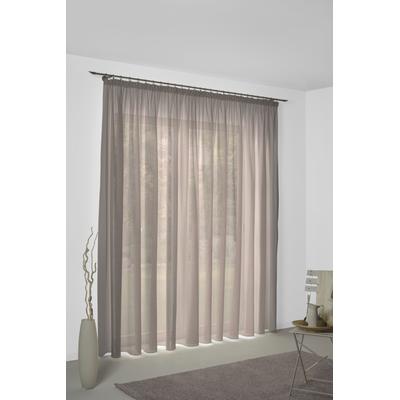Vorhang WIRTH "Sunday", braun, B:142cm H:155cm, Baumwolle, Polyester, Gardinen, nach Maß Image