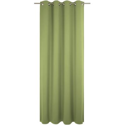 Vorhang WIRTH "Dim out", grün, B:142cm H:185cm, Polyester, Gardinen, nach Maß Image
