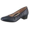 Pumps ARA "MILANO", Damen, Gr. 5,5 (38,5), blau (dunkelblau), Glattleder, unifarben, elegant, Schuhe, Business Schuh in klassischer Optik mit Blockabsatz